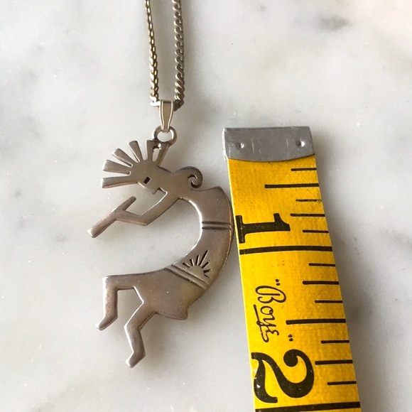 Vintage Kokopelli Native American Sterling Pendant - Picture 8 of 13